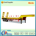 Tri-Axle Lowboy Semi Truck Trailer with Side Bar